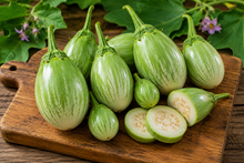 Load image into Gallery viewer, Eggplant Nellore Green Bhartha | Indian Green Brinjal
