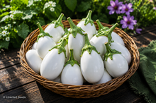 Load image into Gallery viewer, Eggplant White Egg
