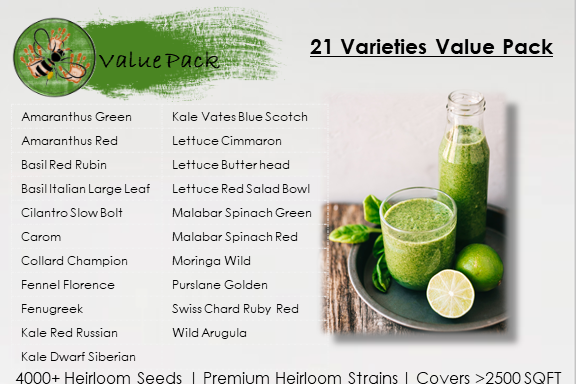 Green Powerhouse Collection Value Pack (21 Varieties)