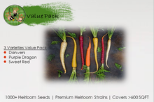Load image into Gallery viewer, Carrot Collection Value Pack (3 Varieties)
