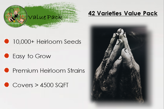 Inherited Seeds Heirloom Survival Kit (42 Varieties)